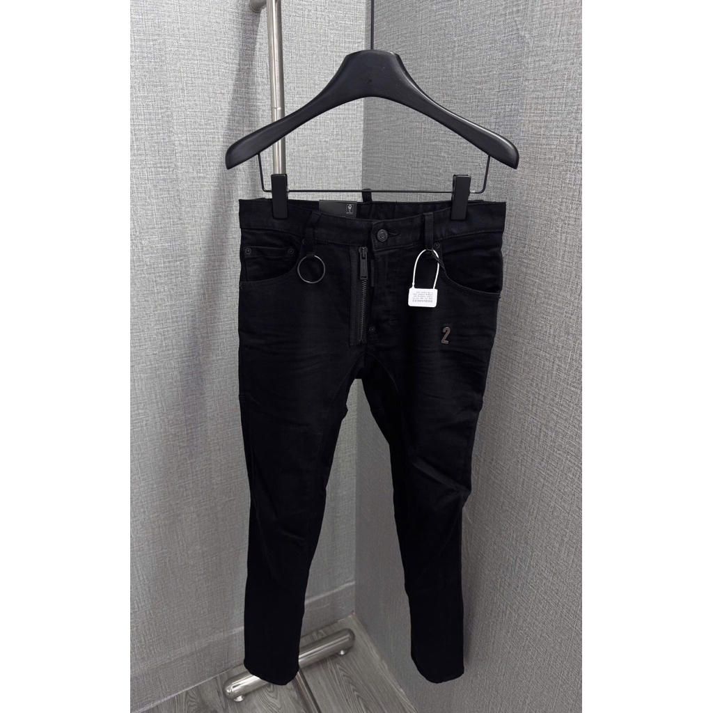 Quần jean nam DSQ đen fom biker hàng Quảng Châu