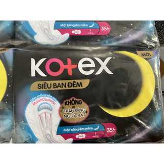 1 Gói BVS Kotex Siêu Ban Đêm 35cm (3 Miếng/Gói) - HSD luôn mới