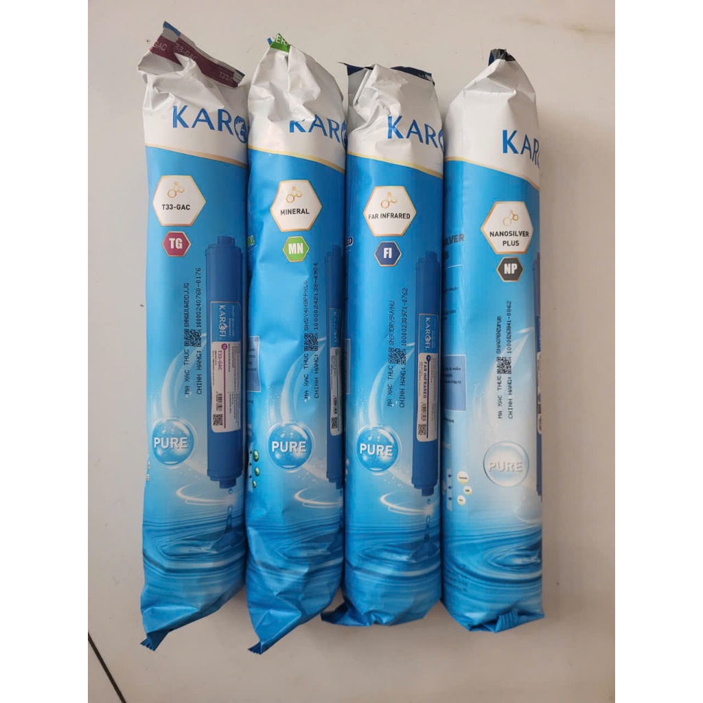 Bộ 4 Lõi Lọc chức năng KAROFI 5678 - Hàng chính hãng