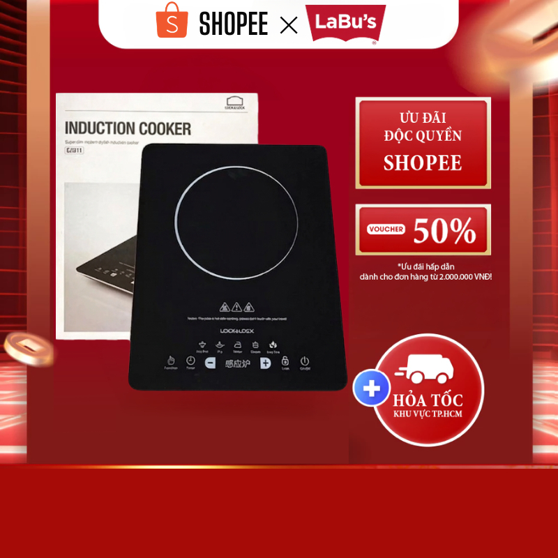 Bếp điện từ LOCK&LOCK Induction Cooker, 220-240V, 50/60Hz, 1500W - EJI311