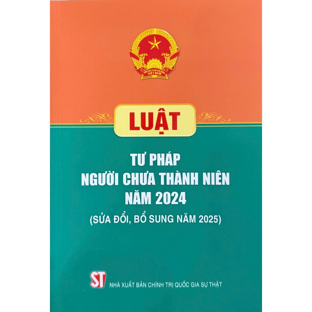Sách Tư Pháp Người Chưa Thành Niên Năm 2024 ( Sửa đổi, bổ sung năm 2025)