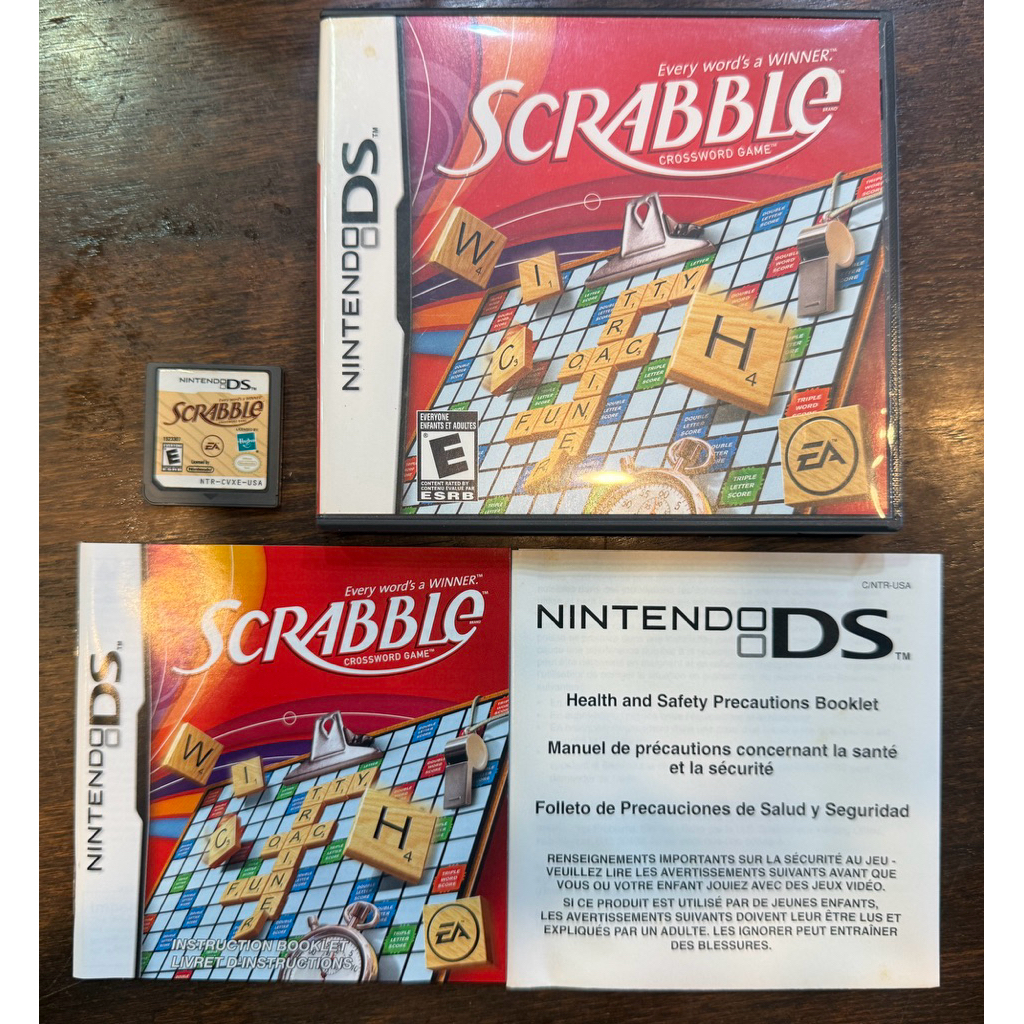 Game Nintendo DS Scrabble Crossword Game Fullbox Zin Đẹp | Game Giải Đố Từ Vựng Hay
