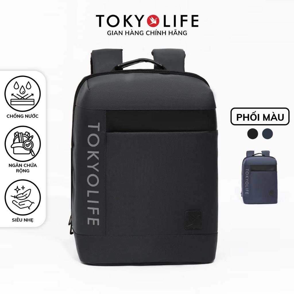 Balo chống nước TOKYOLIFE sức chứa lớn, có nhiều ngăn, thiết kế trẻ trung 40001938 (24X13X41CM)