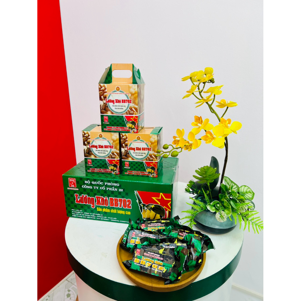 combo 1 thùng lương khô BB702 4.2kg- Lương khô Quân Đội