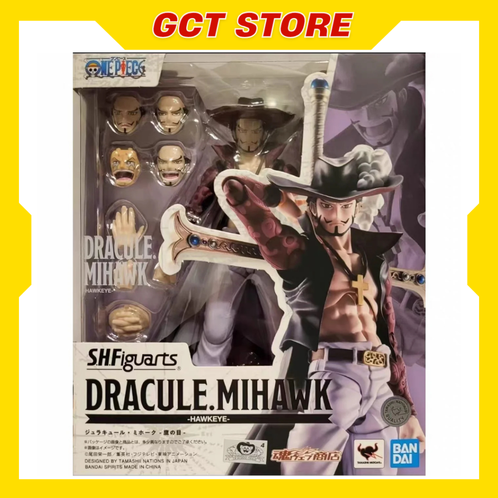 [PRE ÍT NGÀY] Mô Hình SHF Dracule Mihawk Hawkeye One Piece
