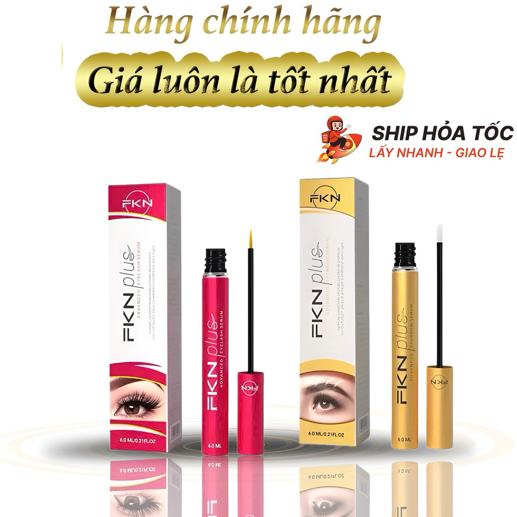 Combo Dưỡng Mi FKN PLus, mày fkn Mẫu mới , Giúp Mi Mày Đẹp Nhanh Trông Thấy
