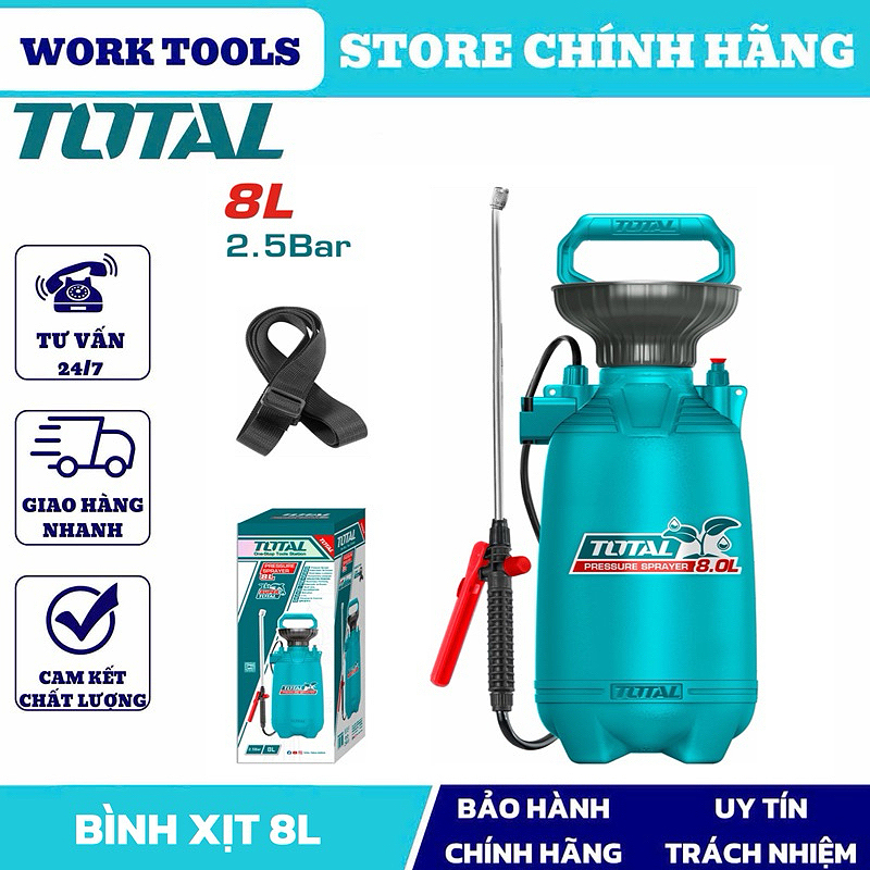TOTAL Bình xịt 8L THSPP3081 & THSPP30802