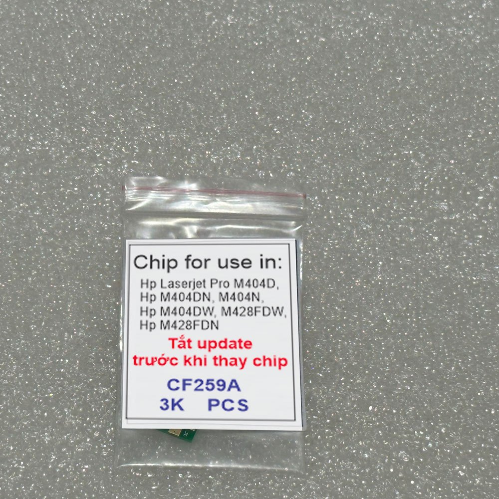 Chip 59A (CF259A) dùng cho máy in HP LaserJet 404n, 404dn, 404dw, MFP M482fdw (Máy nhập khẩu)
