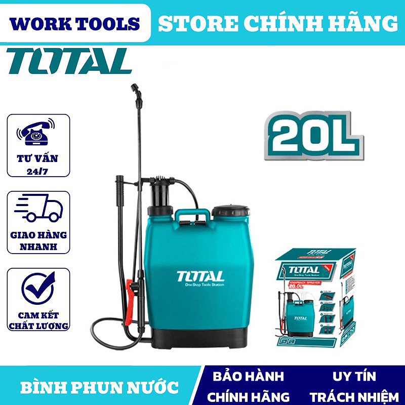 TOTAL Bình xịt 20L THSPP4201 (Cam kết Chính Hãng 100%)