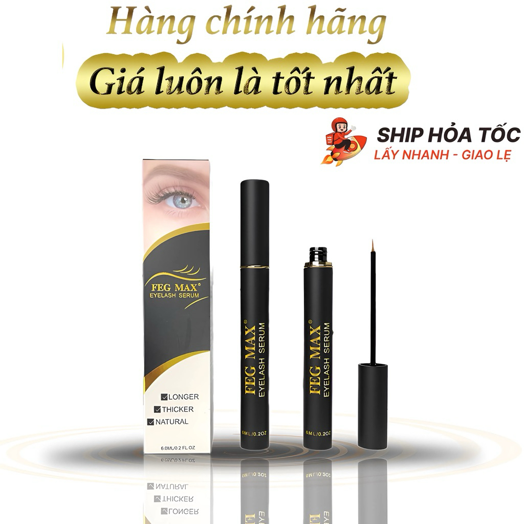combo Serum dưỡng Mi feg max Eyelash Ngày & Đêm