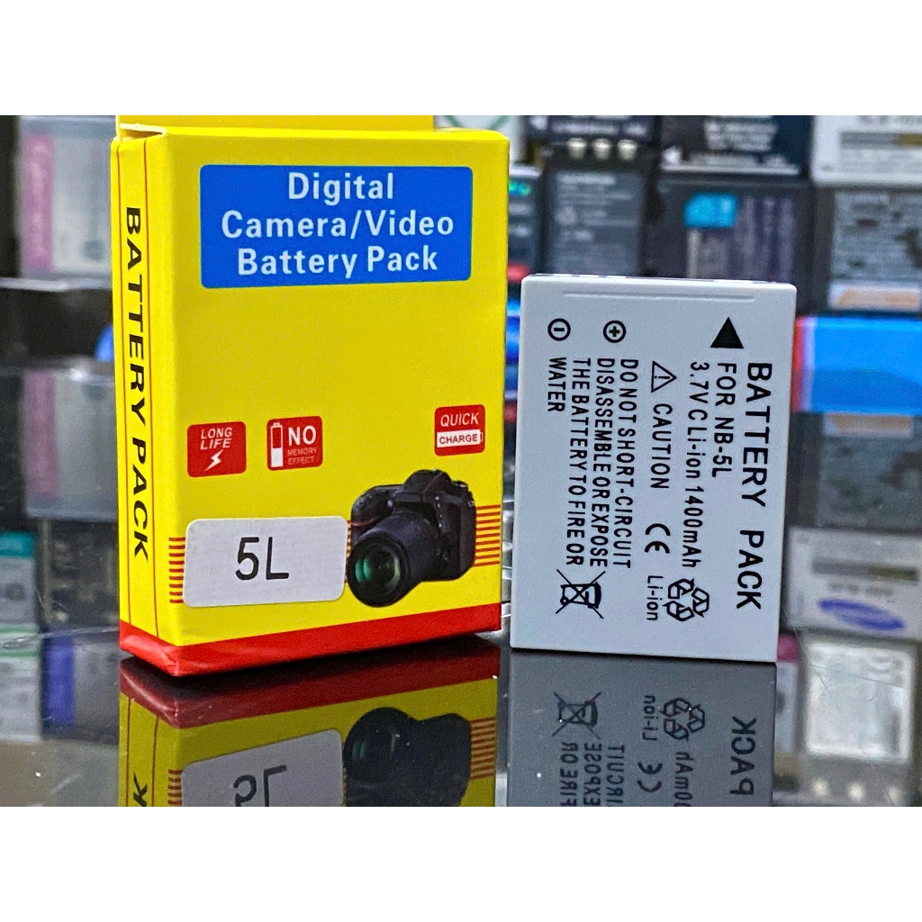 Pin Thay Thế Canon NB-5L Cho Dòng IXUS, 800 IS, 850 IS, IXUS 900 Ti, 950 IS IXUS 960 IS, 980 IS IXUS