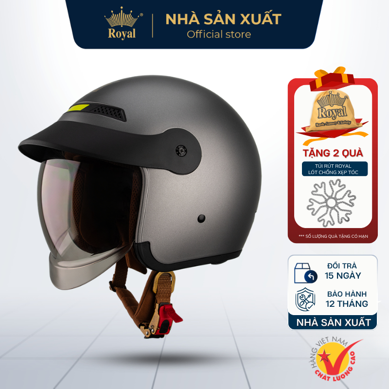 Mũ Bảo Hiểm Royal Chính Hãng M139 Luxury Nam Nữ Nhà Sản Xuất