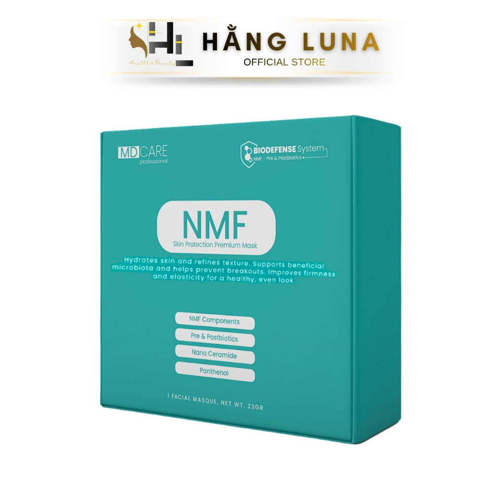 Mặt Nạ MD Care NMF Skin Protection Premium Mask 23g Hộp 10 Miếng Mặt Nạ NMF Dưỡng Trắng Cấp Ẩm Làm D