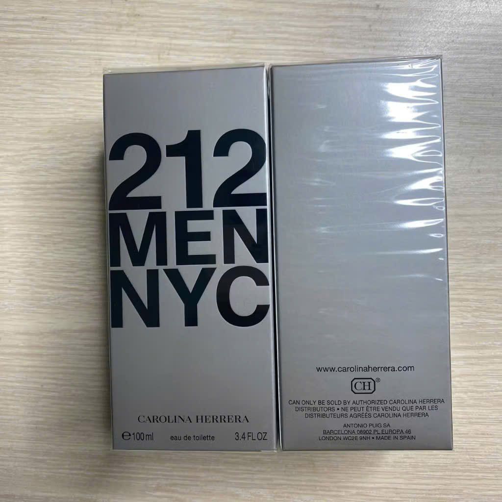 Nước Hoa Nam : Carolina Herrera 212 Men NYC EDT 100ml / Full seal / Sang trọng