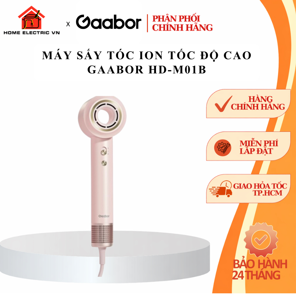 Máy sấy tóc ion tốc độ cao Gaabor HD-M01B