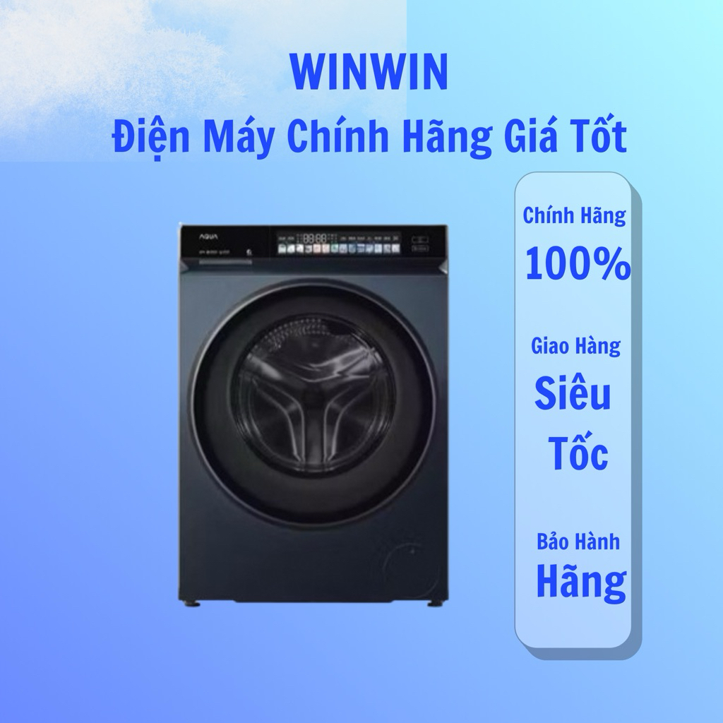 Máy giặt lồng ngang AQUA 10 Kg AW10-B4377U1L(GN)