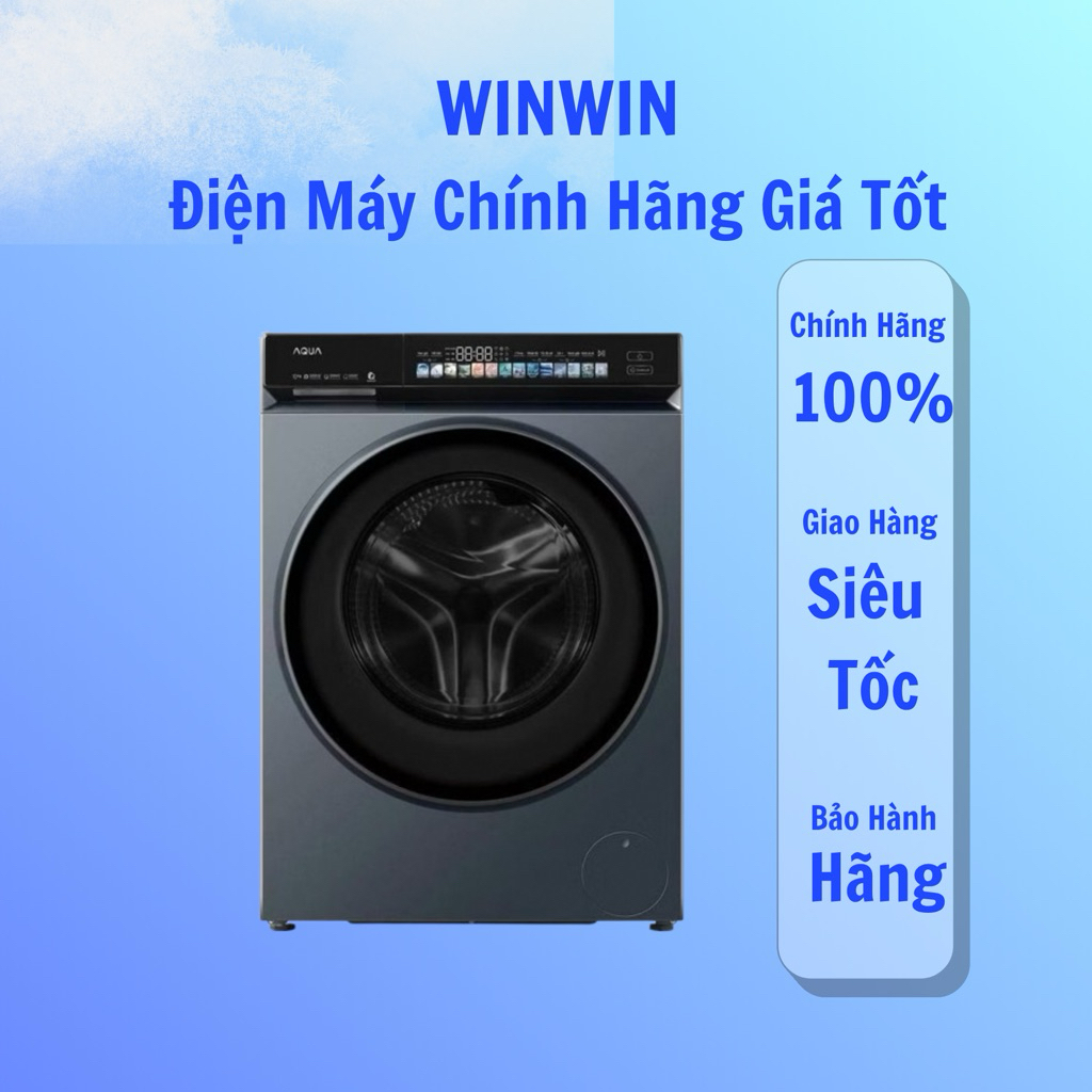 AW10-BD4377U1L(GN) - Máy giặt cửa ngang AQUA 10 Kg - Giá tốt