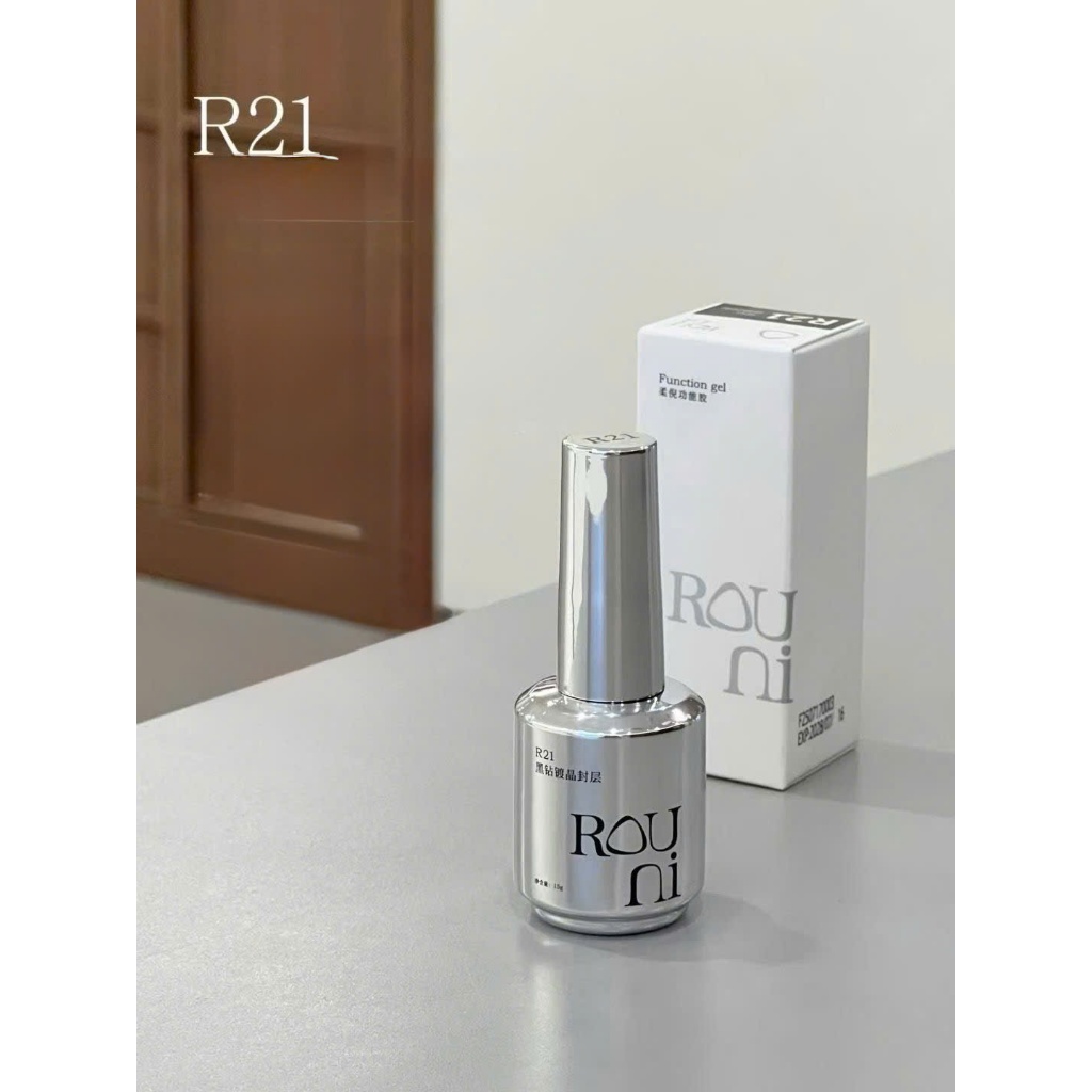Top gel Rouni chai bạc R21