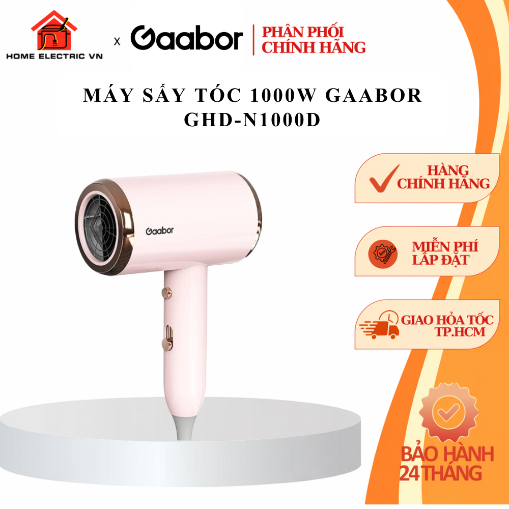 Máy sấy tóc 1000W Gaabor GHD-N1000D