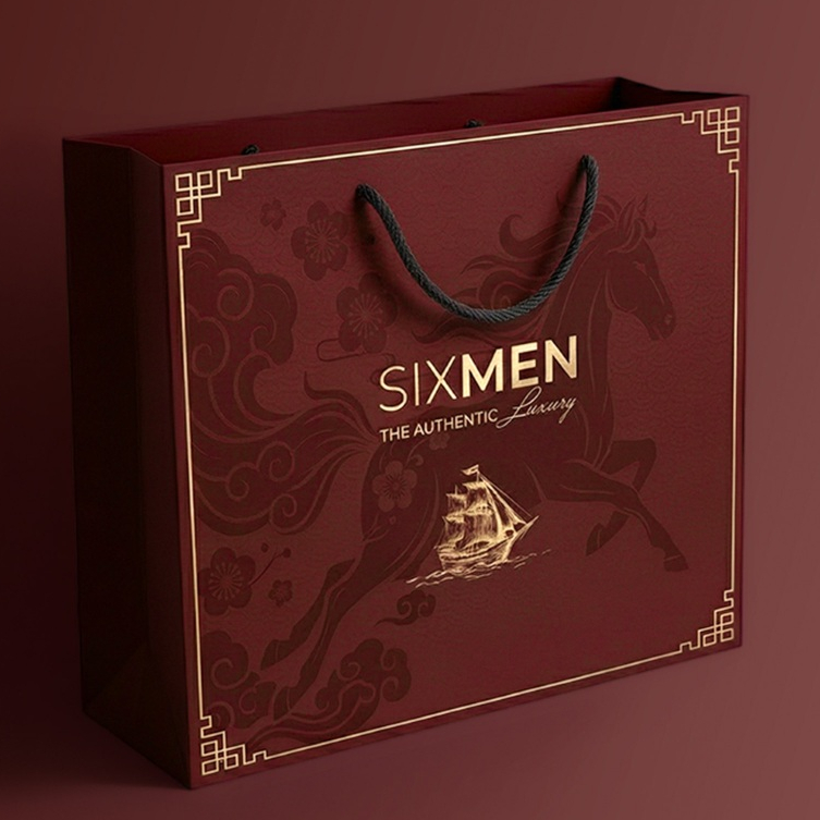 (QUÀ TẶNG) TÚI ĐỰNG HỘP ĐỎ LIMITED SIXMEN