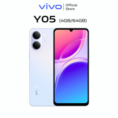 [Mới] Điện thoại vivo Y05 (4GB+64GB) - Chính hãng - Bảo hành 12 tháng - 1 Đổi 1 tháng đầu tiên