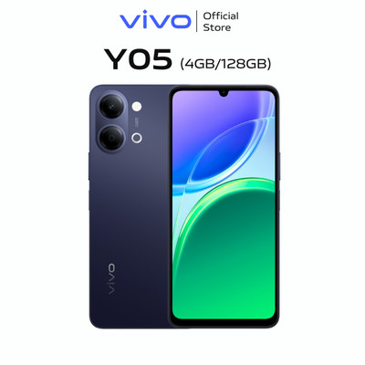 [Mới] Điện thoại vivo Y05 (4GB+128GB) - Chính hãng - Bảo hành 12 tháng - 1 Đổi 1 tháng đầu tiên