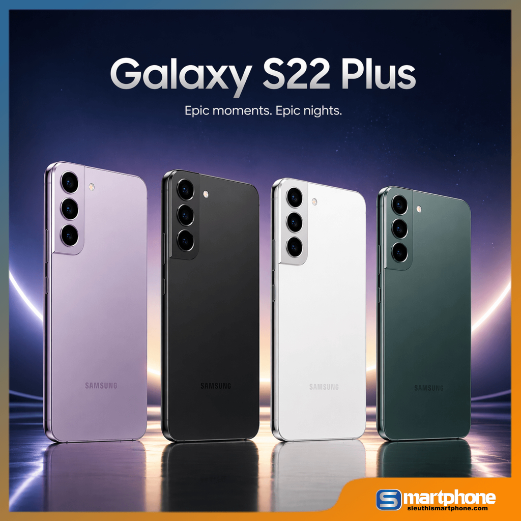 Điện Thoại Galaxy S22 Plus(8GB/256GB) likenew 99% Mỹ 2 sim chip Snap 8 Gen 1 Bảo hành 6 tháng