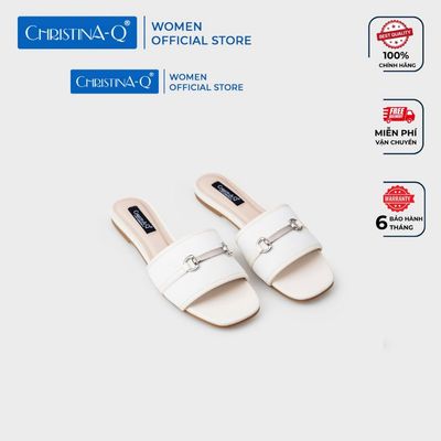 Dép Nữ Mũi Vuông CHRISTINA-Q DNU120I