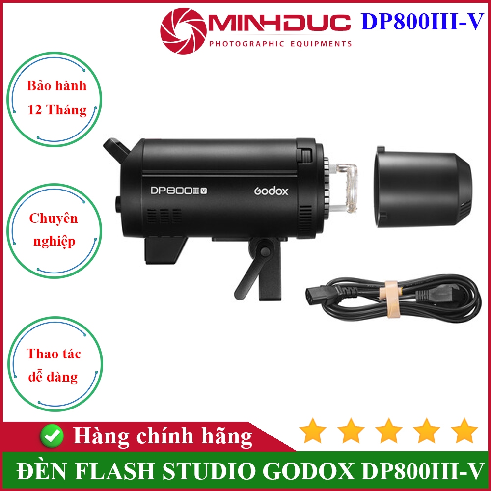 Đèn Flash Studio Godox DP800III-V công suất 800W - MINH ĐỨC CAMERA