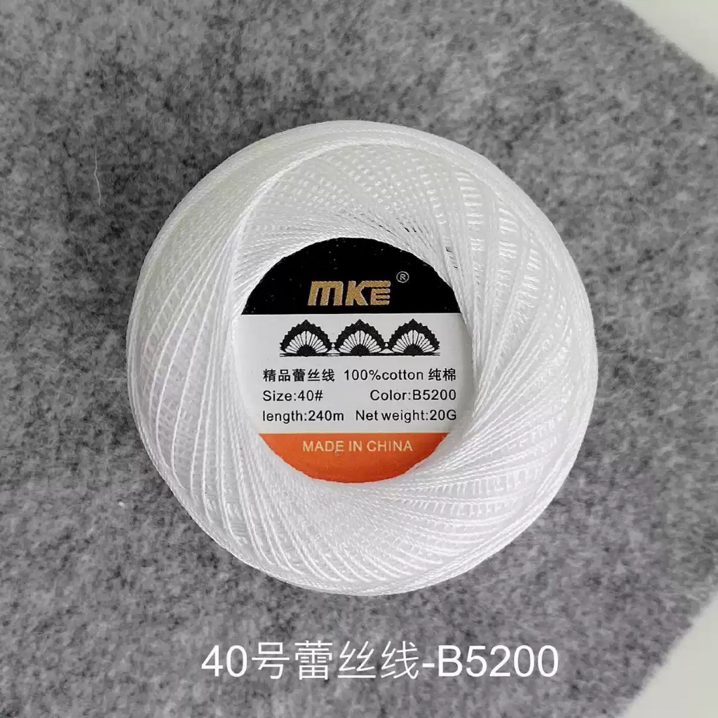Sợi Len DMC MKC40 Siêu Mịn – Dây Móc Len Mini Handmade Cao Cấp, Thêu Túi & Thú Len