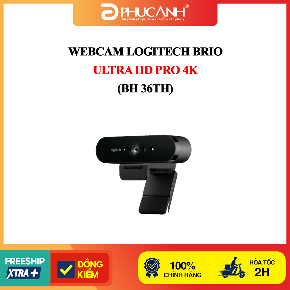 Webcam Logitech Brio Ultra HD Pro 4K (BH 36th)