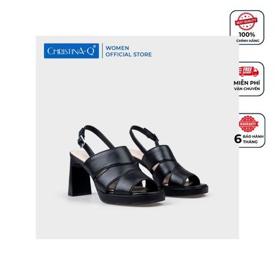 Giày Sandals Nữ Gót Trụ CHRISTINA-Q XDN395I