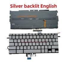 Bàn phím laptop tương thích với HP Elite C1030 Chromebook,  HP Chromebook x360 14 G1 Bạc Có Led