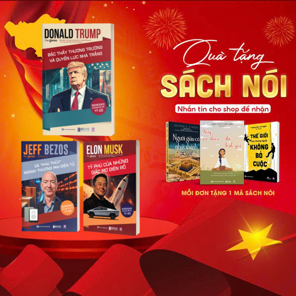 Combo 3 Cuốn Những Bộ Óc Tỷ Đô: Donald Trump, Elon Musk, Jeff Bezos - Bizbooks