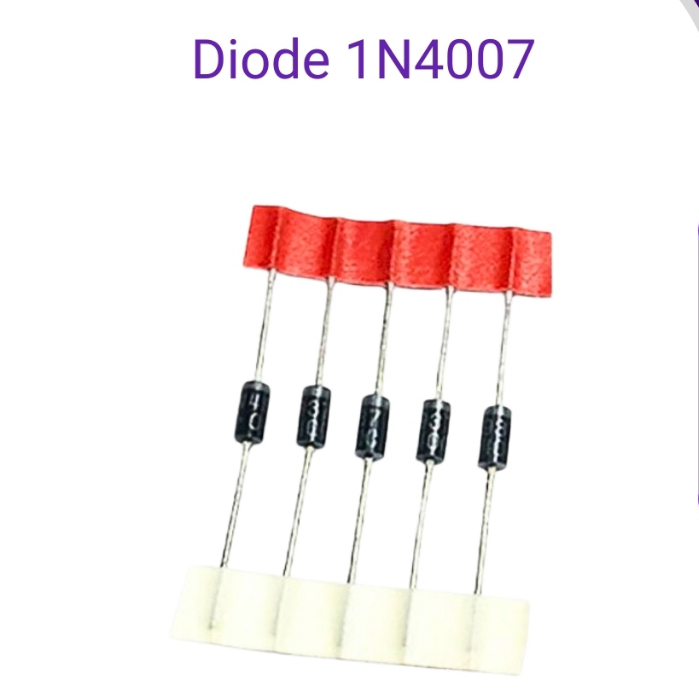 Diode 1N4007 1A 1000V (túi 50 con) thân to loại tốt Linh Kiện Đầu Trâu.