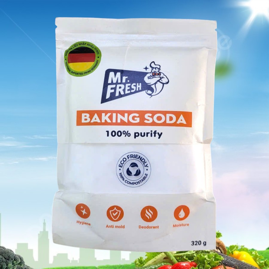 MR FRESH ++ gói 320gr ++ MUỐI NỞ Baking Soda Sodium Bicarbonate