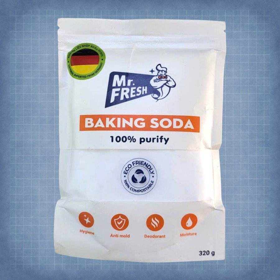 MR FRESH << gói 320gr >> MUỐI NỞ Baking Soda Sodium Bicarbonate