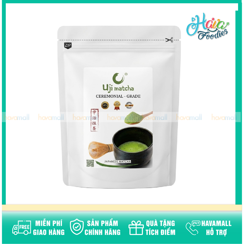 Bột Trà Xanh Matcha Ceremonial Uji Nhật Bản 100g – Uji Matcha Ceremonial Grade 100g