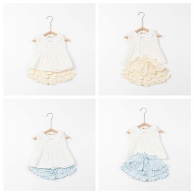 Bộ áo cổ sen quần bèo LITIBABY size 11kg - 35kg NH44