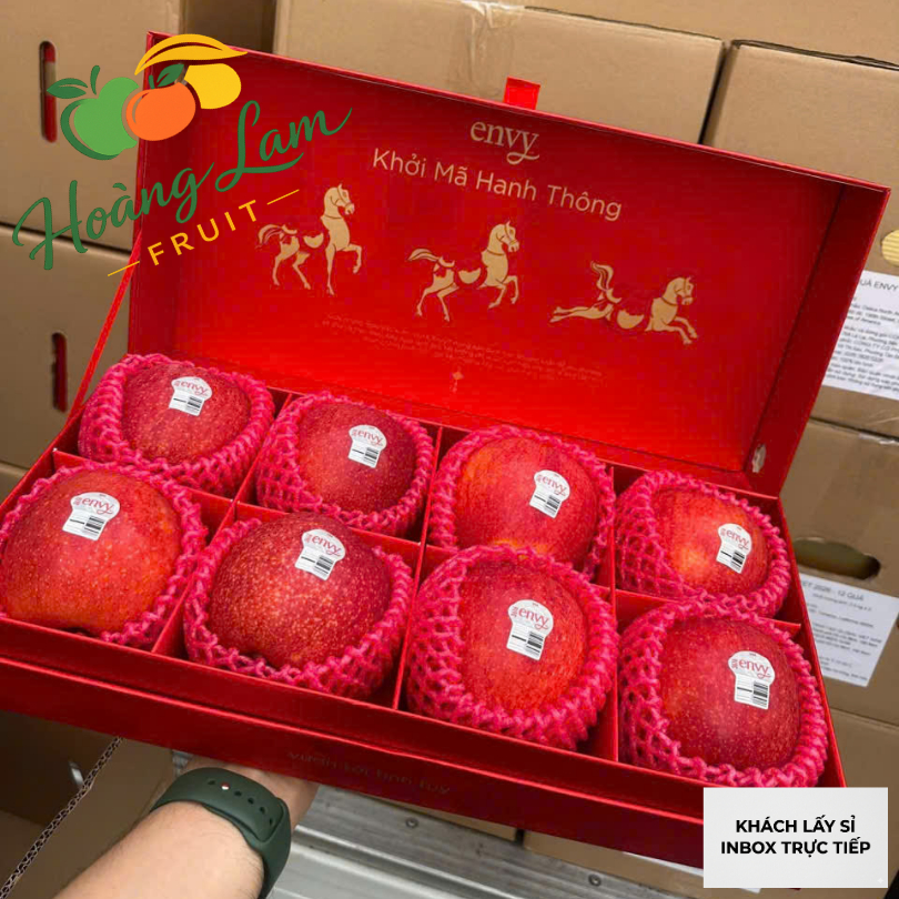 Set Giỏ Quà Táo Envy Sang Trọng Thanh Lịch Trái Đẹp Chuẩn Envy Xịn Xò