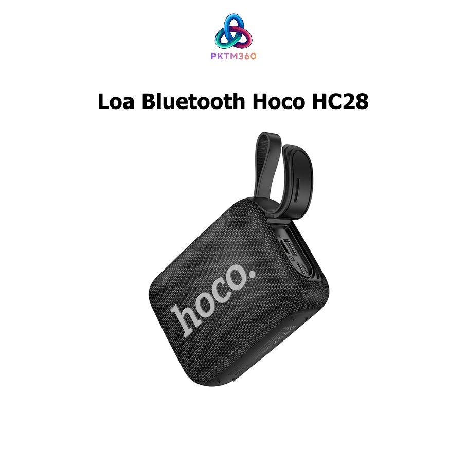 Loa bluetooth Hoco HC28 hỗ trợ cắm USB, thẻ nhớ TF, có móc treo, chế độ ghép đội TWS, âm thanh trung