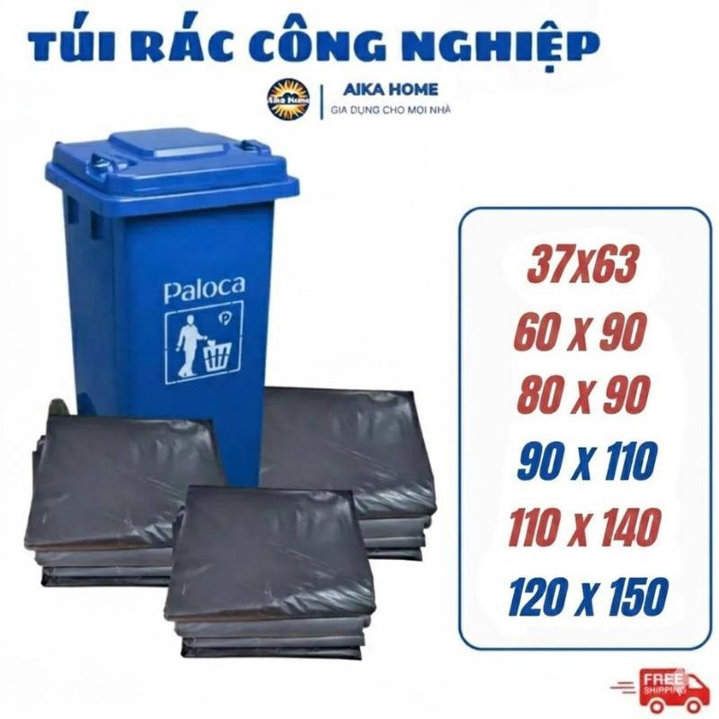 1KG Túi Rác Đen Công Nghiệp Khổ Lớn Siêu Bền Bỉ 30L 45L 60L 120L 240L Cho Gia…