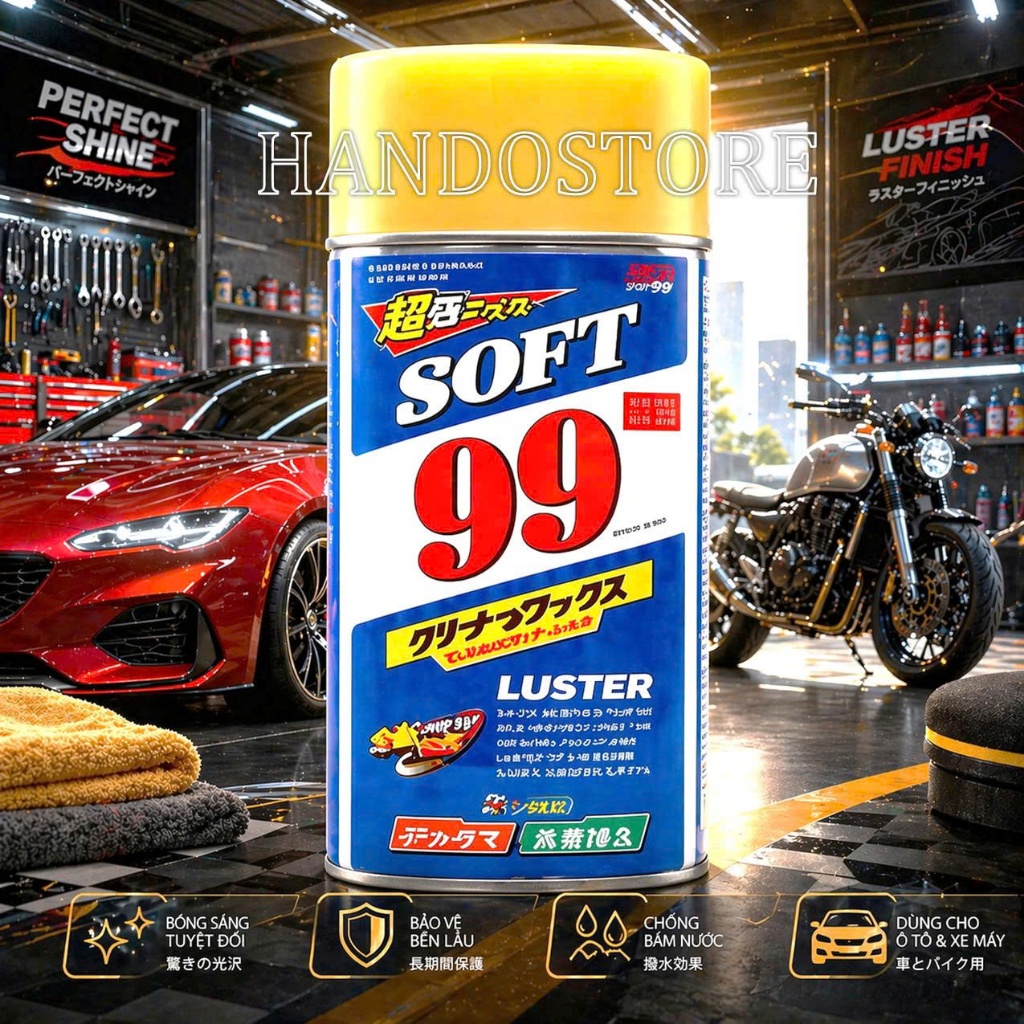 Dầu đánh bóng xe 99 Soft 530ml (Nhật Bản)
