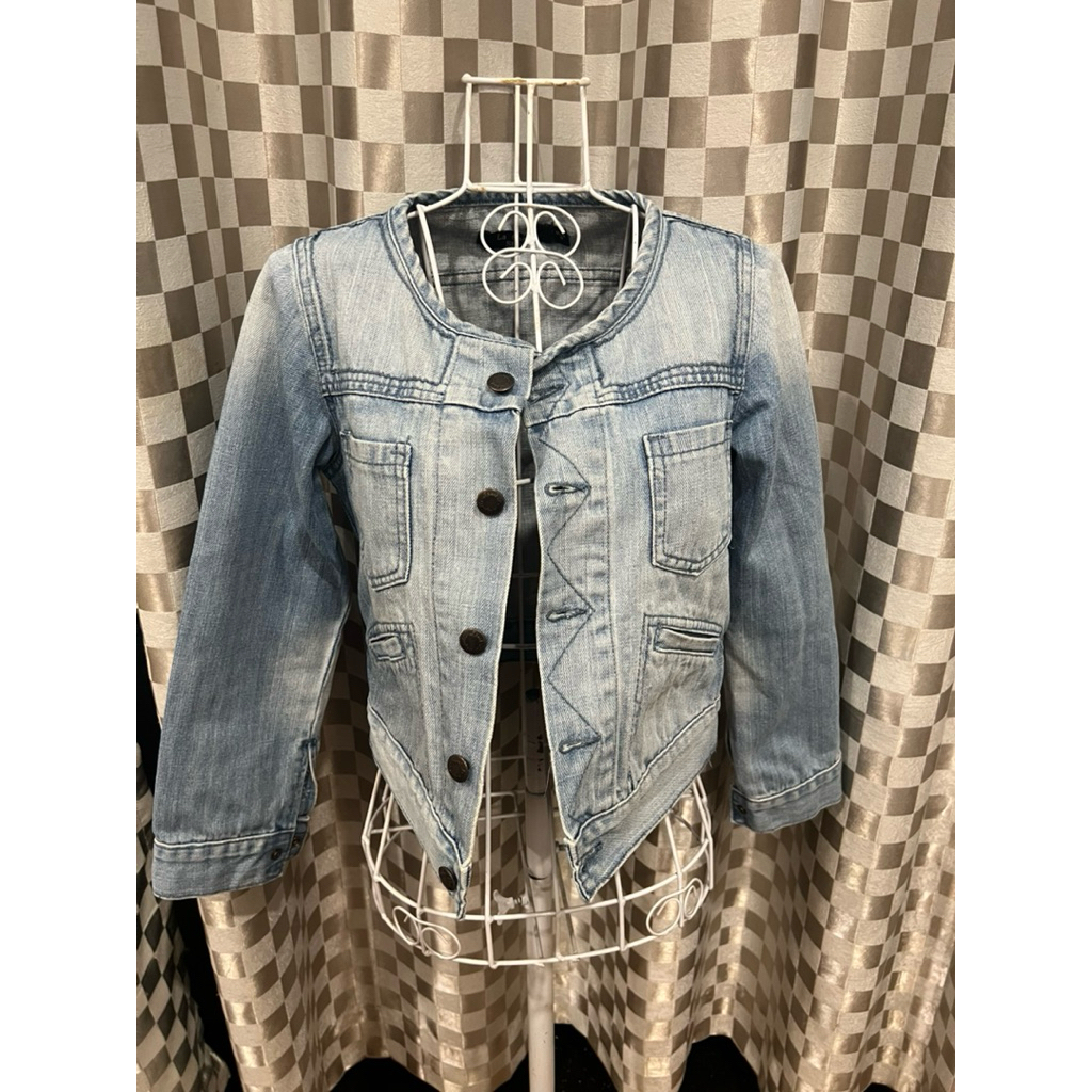 Áo khoát jean hiệu La chapelle sport size 38