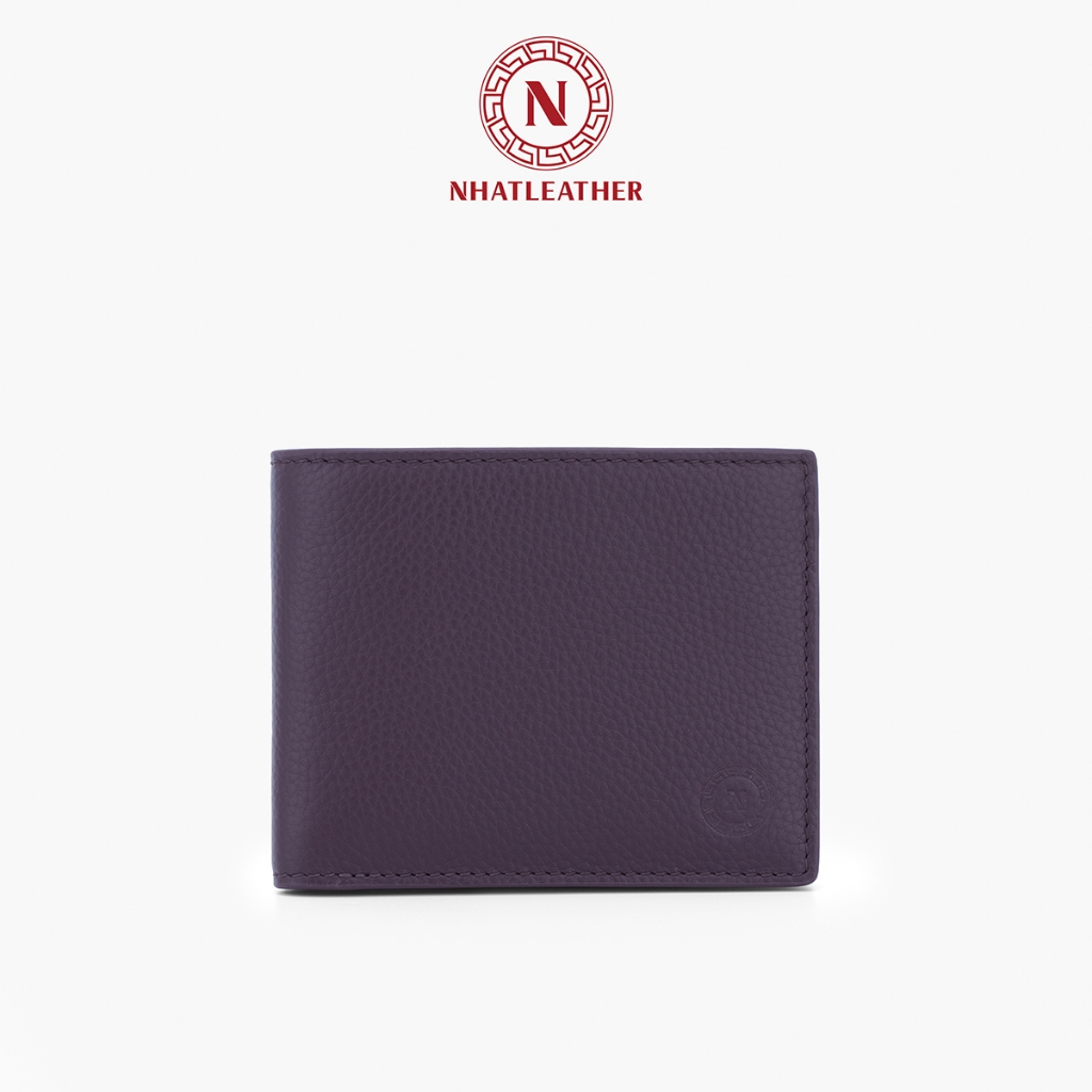 Ví Da Gập Đôi Truyền Thống NHATLEATHER - Ngăn giữ tiền bí mật - NVN-099