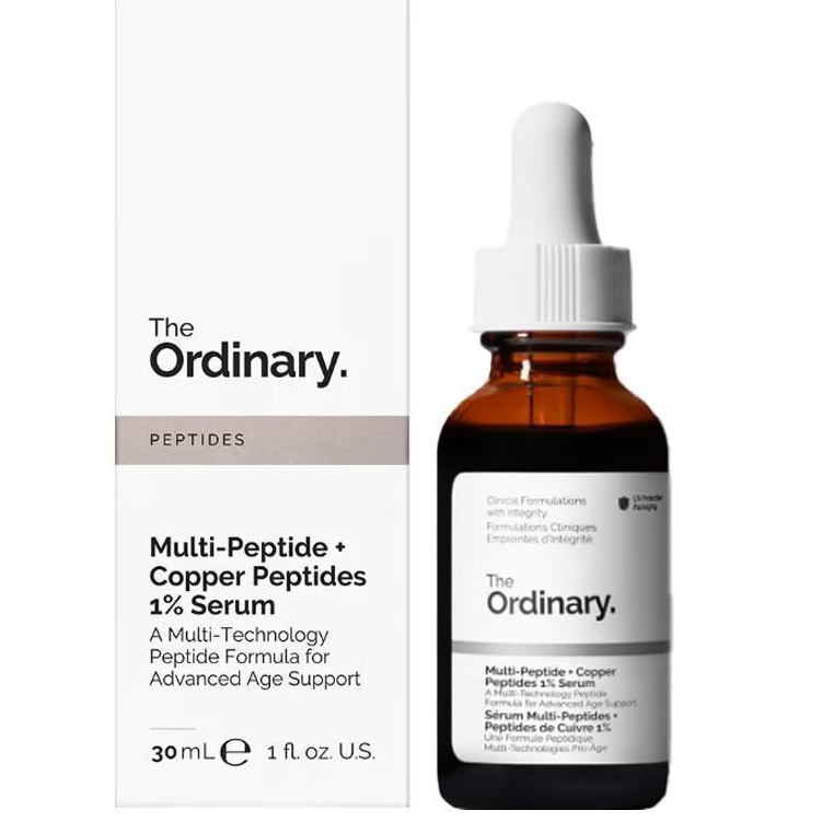 The ordinary Multi-Peptide + Copper Peptides 1% Serum 30mL Huyết thanh Multi-Peptide + Đồng 1%