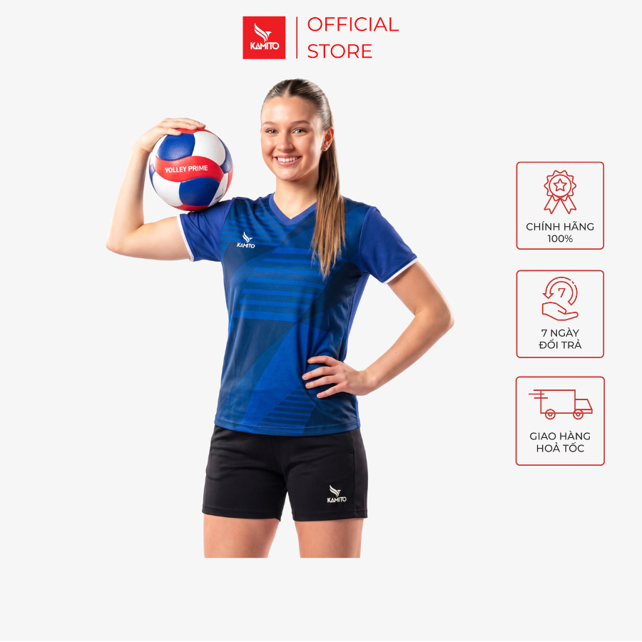 Bộ Bóng Chuyền Kamito Softon Libero V2 Nữ, tôn dáng, thoáng mát, mềm mại, thoán khí, nhanh khô