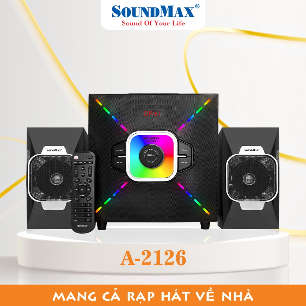 Loa Vi Tính Soundmax A-2126/2.1 - Hàng Chính Hãng