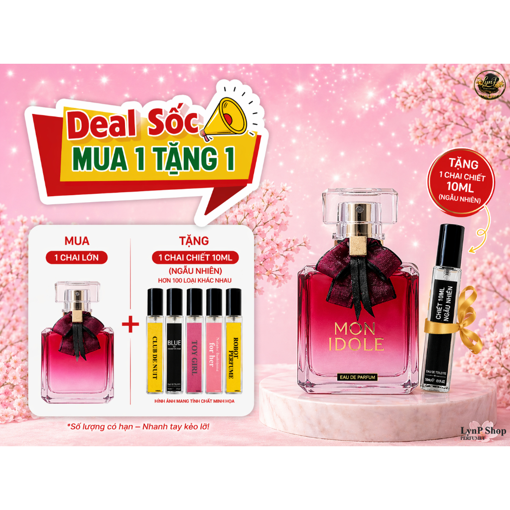 Nước hoa MON IDOL nồng độ Eau De Parfum