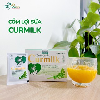 Combo 2 Hộp Cốm Lợi Sữa Curmilk Hộp 20 gói x 5g Giúp Lợi Sữa Cho Mẹ, Giàu Dinh Dưỡng Cho Bé
